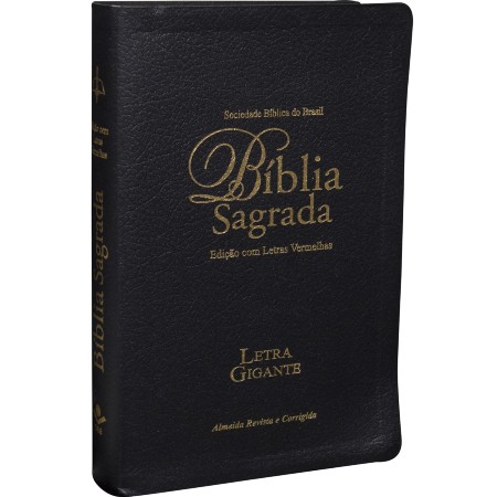 Bíblia RC Letra Gigante com Índice Bíblia Sagrada RC Edição Letras Vermelhas