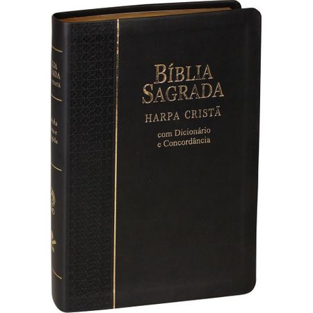 Bíblia RC Letra Grande com Harpa Dicionário e Concordância Preta