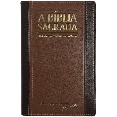 Bíblia Sagrada ACF Letra Grande Bicolor Marrom