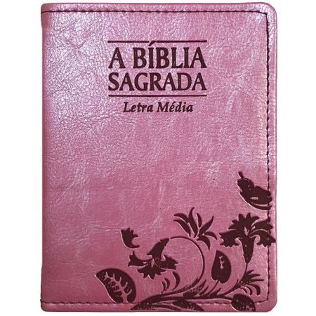 Bíblia Sagrada ACF Letra Média Rosa