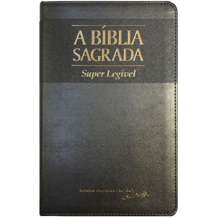 Bíblia Sagrada ACF Super Legível Chumbo