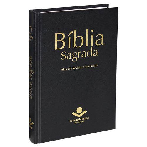 Bíblia Sagrada Almeida Capa Dura Preta 16,5 Cm