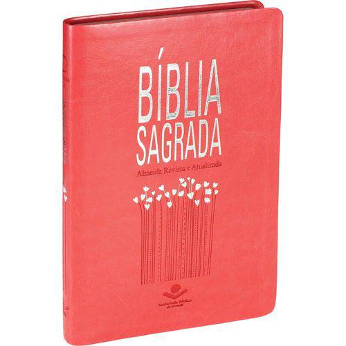 Bíblia Sagrada | Almeida Revista e Atualizada | Capa Pêssego