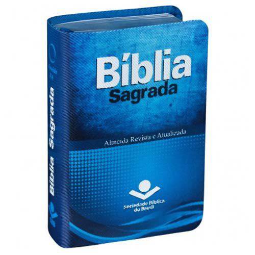 Bíblia Sagrada | Almeida Revista e Atualizada | Edição de Bolso | Capa Azul