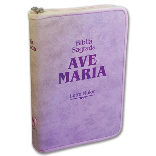 Biblia Sagrada Ave Maria - Letra Maior - Strike Rosa Ziper - Ave Maria