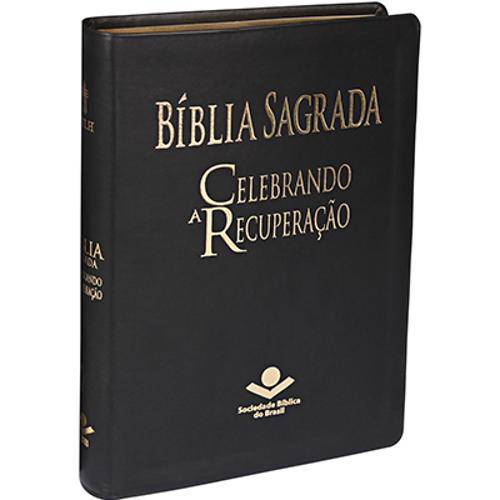 Bíblia Sagrada | Celebrando a Recuperação | NTLH | Grande | Luxo | Preta