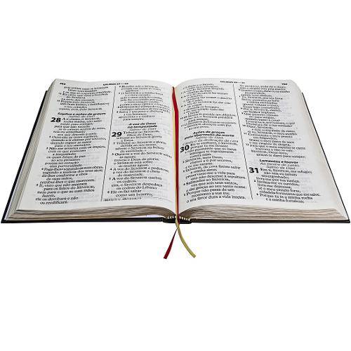 Bíblia Sagrada Extra Gigante Púlpito - Capa Dura Ra Preta