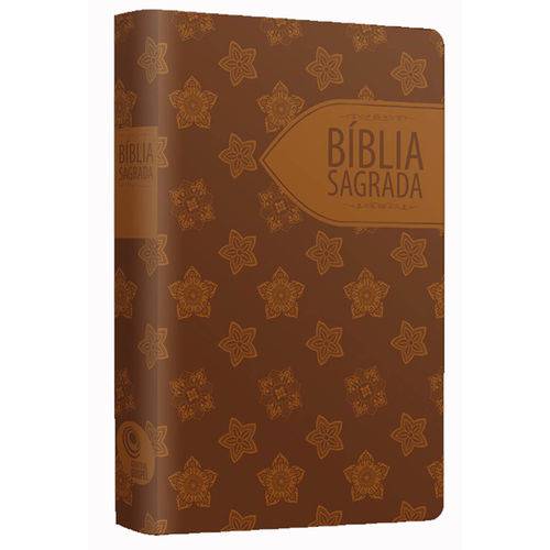 Bíblia Sagrada Floral - Marrom