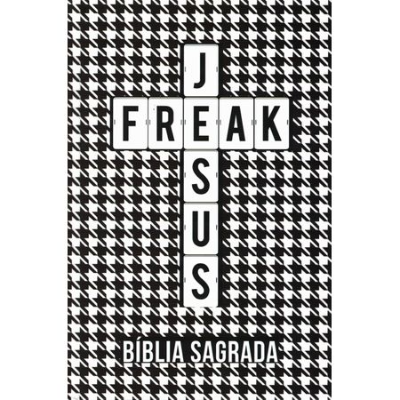 Bíblia Sagrada Jesus Freak Capa Dura Xadrez