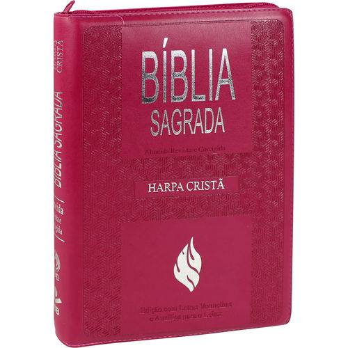 Bíblia Sagrada Letra Extra Gigante, Edição com Letras Vermelhas com Harpa Cristã