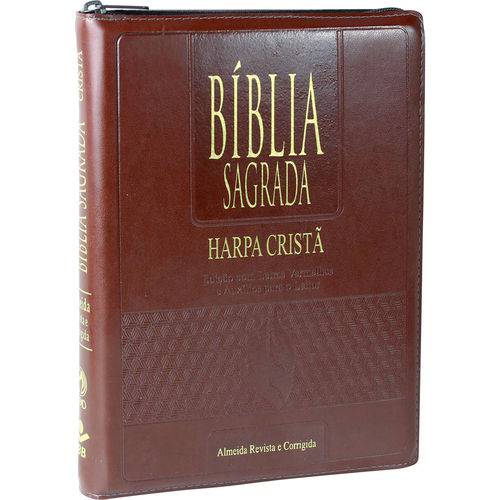 Bíblia Sagrada Letra Extra Gigante, Edição com Letras Vermelhas com Harpa Cristã