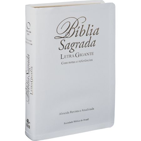 Bíblia Sagrada Letra Gigante Notas e Referências Branca