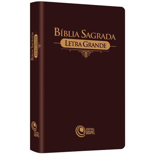 Bíblia Sagrada Letra Grande - Bordo