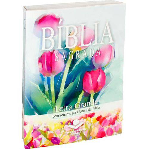 Bíblia Sagrada - Letra Grande - Flores