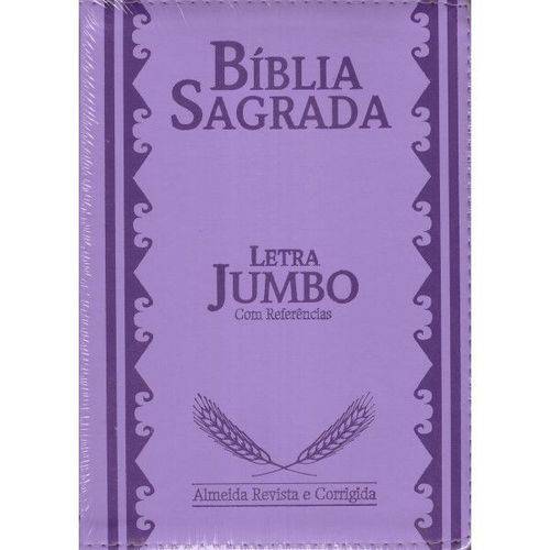 Bíblia Sagrada Letra Jumbo - Lilás