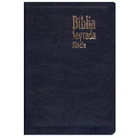 Bíblia Sagrada Letra Média RC Luxo Azul Rc