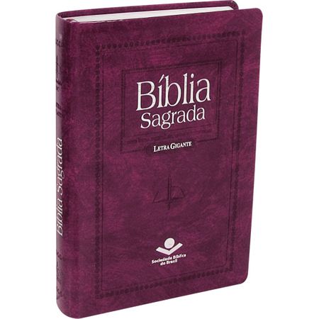 Bíblia Sagrada Notas e Referências RC Púrpura Nobre
