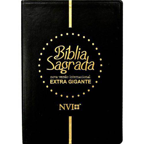 Bíblia Sagrada Nvi Extra Gigante - Preta