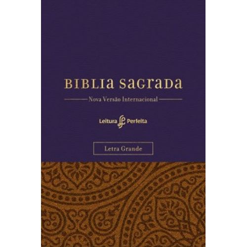Bíblia Sagrada NVI - Leitura Perfeita - Letra Grande - Roxa