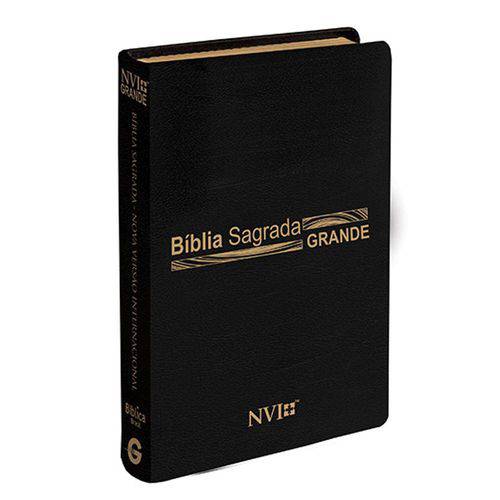 Bíblia Sagrada Nvi - Letra Grande - Luxo (Preta)