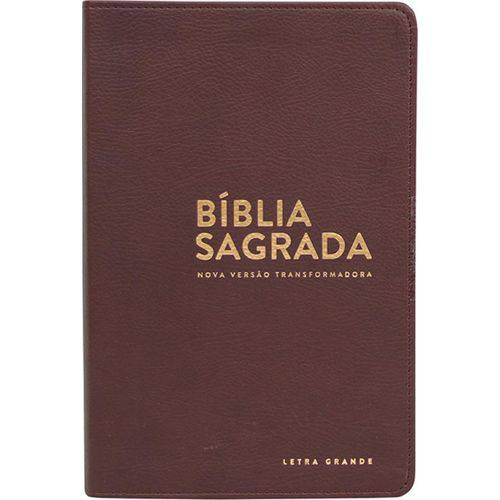 Biblia Sagrada - Nvt - Capa Marrom - Letra Grande