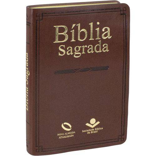 Bíblia Sagrada - Popular - Naa - Marrom (capa Luxo)
