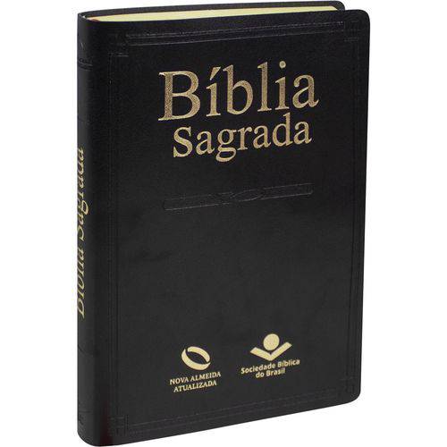 Bíblia Sagrada - Popular - Naa - Preta (capa Luxo)