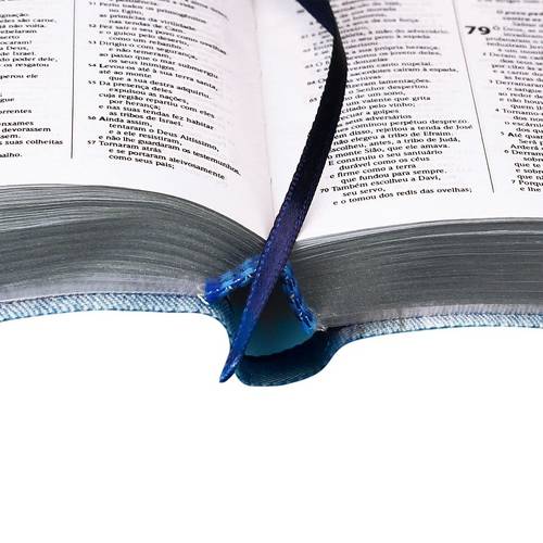 Bíblia Sagrada Ra de Bolso - Capa Sintética Jeans