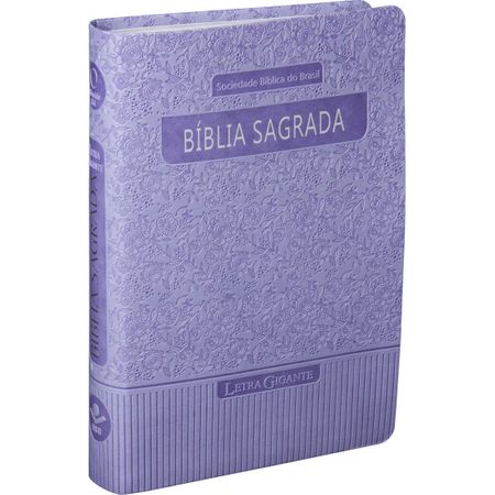 Bíblia Sagrada RA e Letra Gigante Violeta