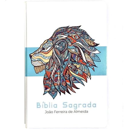 Bíblia Sagrada RC Leão Azul Capa Dura