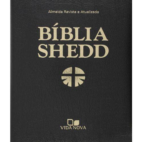 Biblia Shedd - Capa Luxo Covertex Preta