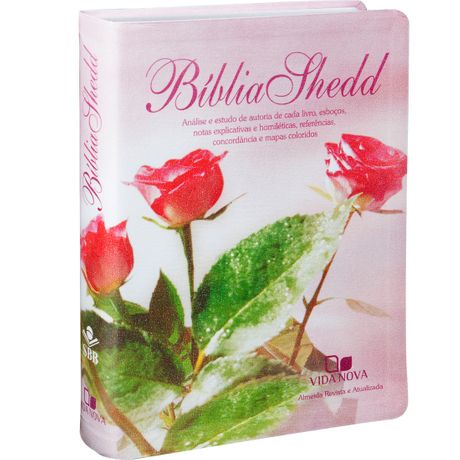 Bíblia Shedd Feminina Rosas