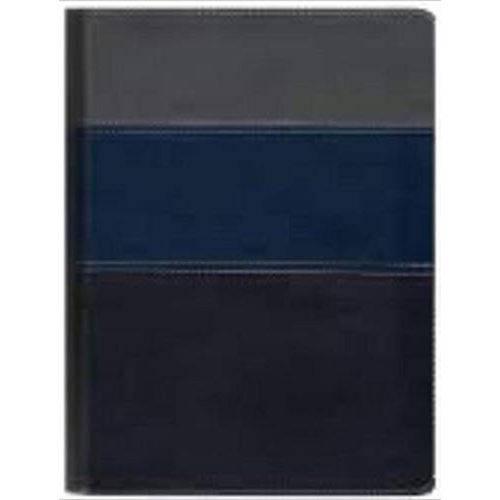 Bíblia Thompson - Capa Luxo Azul e Cinza
