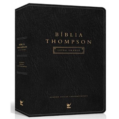 Bíblia Thompson - Letra Grande - Capa Preta