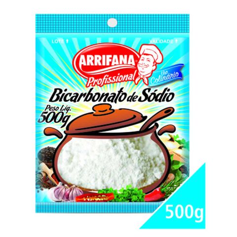 Bicarbonato de Sódio 500g - Arrifana