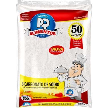 Bicarbonato de Sódio PQ 500g