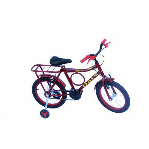 Bicicleta 16 Barrinha Onix Vermelha