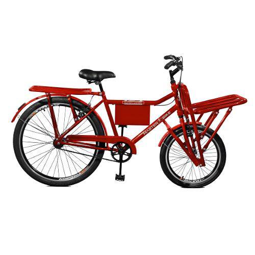 Bicicleta 26 Super Cargo Freios V-brake - Master Bike - Vermelho