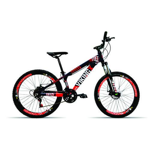 Bicicleta 26 Vikingx 21v Index Vmaxx Spinner 300 Roxo