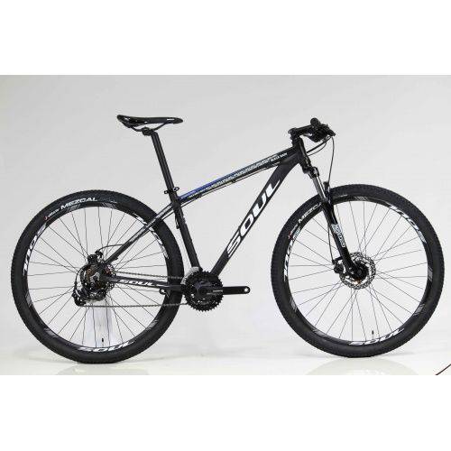 Bicicleta 29 Soul Black Rain 21V Tourney Pto Fosco (Q17 - M)