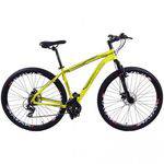Bicicleta 29 Volpx Garra Shimano 21v Freio Ï¿½ Disco Amarela