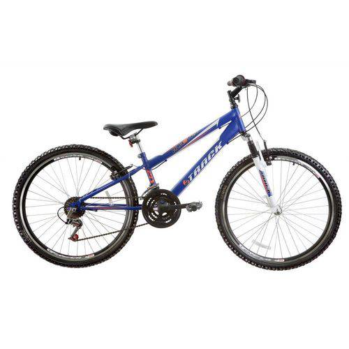 Bicicleta Adulto Aro 26 Blaster Masculina Mtb 21 Marchas Azul Track