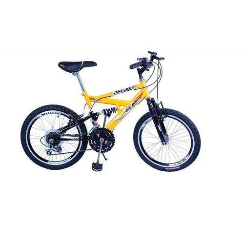 Bicicleta Aro 20 Dalannio Bike M Full Susp Max 220 18v Amarelo com Preto