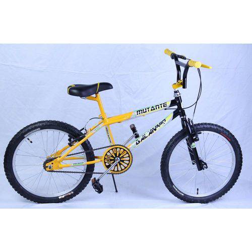 Bicicleta Aro 20 M. Mutante Amarelorelo C/ Preto Dalannio Bike