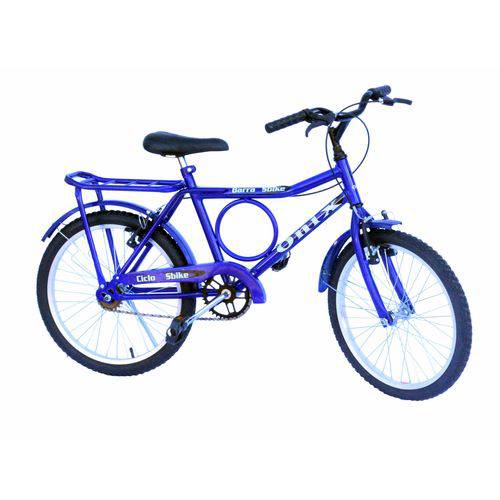 Bicicleta Aro 20 Onix Barrinha Convencional Azul