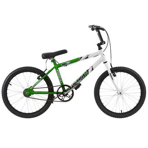 Bicicleta Aro 20 Verde Kw e Branca Aço Carbono Bicolor Ultra Bikes