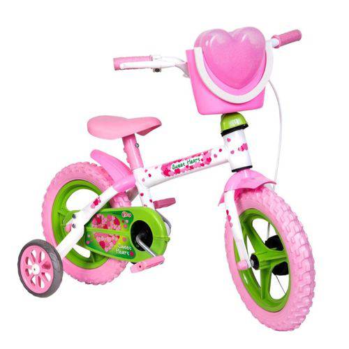 Bicicleta Aro 12 Sweet Heart - Styll Baby