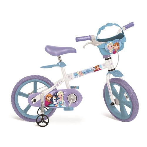 Bicicleta Aro 14 - Frozen Disney - Bandeirante - BANDEIRANTE