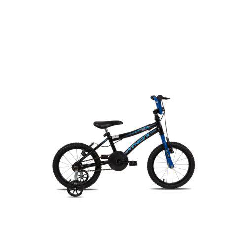 Bicicleta Aro 16 Masculina Atx Preta/azul - Preta/azul - Athor