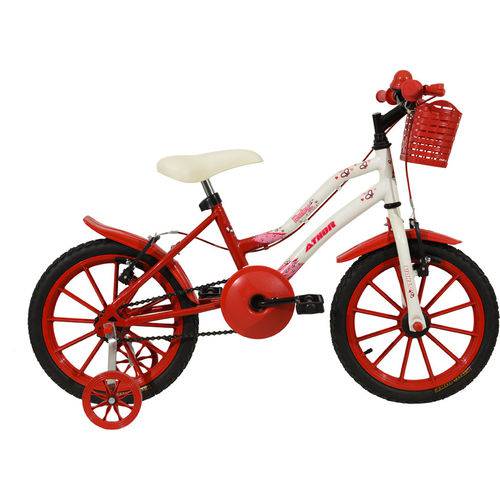 Bicicleta Aro 16" Baby Lux Vermelha Athor